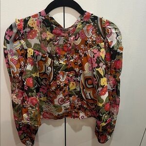 Walter Baker Multicolor Floral Blouse